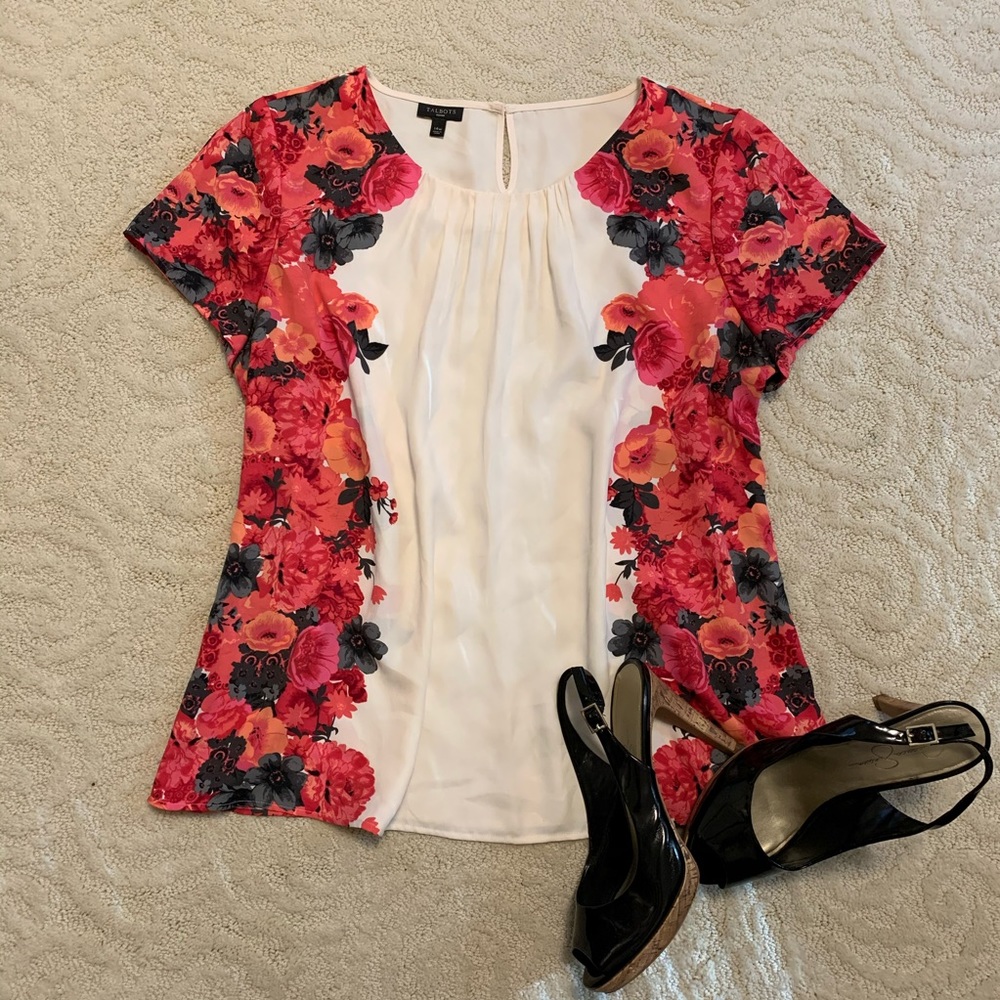 Talbot’s Floral Blouse 14W